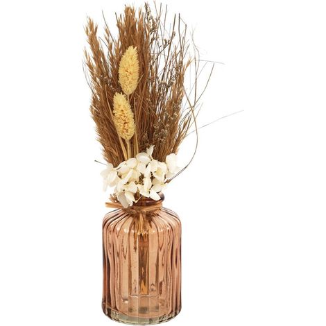 Composizione di fiori secchi wisa, altezza 26 cm - Atmosphera créateur d'intérieur (1/5)