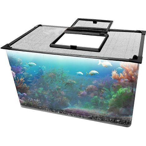Couvercle magnétique pour aquarium/Filet anti-saut à faire soi-même pour empêcher les poissons de sauter hors de l'aquarium (1/5)