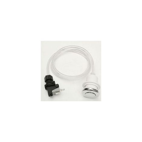 Interrupteur à bouton-poussoir 16A – Tension 125-250V – Indice de protection IPX4 – Pour baignoires et spas – Kit de tubes d'air inclus (1/4)