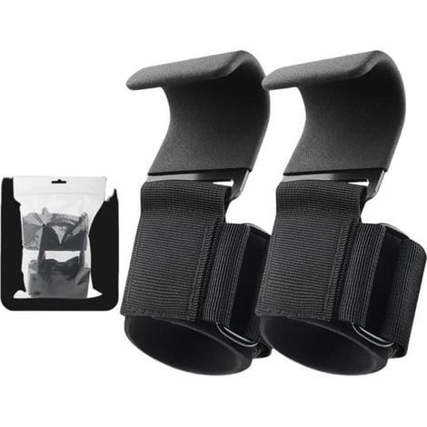 Sangles de traction améliorées - Lot de 2 noires (1/3)
