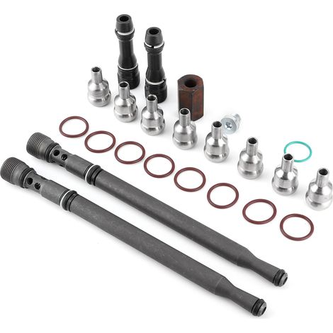 Kit de réparation rampe d'injection haute pression W302908, bouchons factices et tuyaux, compatible Ford E350/450 6.0L. (1/5)