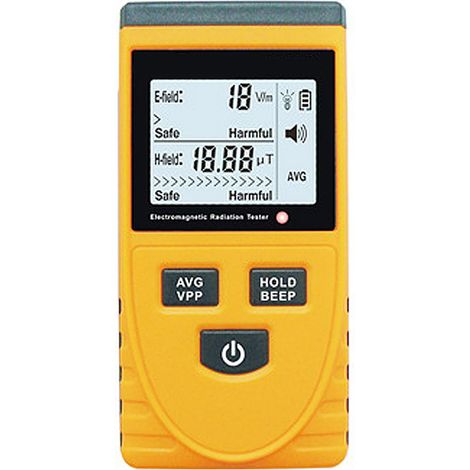 Testeur de rayonnement électromagnétique, détecteur numérique de rayonnement électromagnétique, compteur de dosimètre EMF