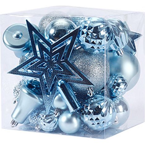 Boule De Noel Incassable - Lot De 45 Decorations Pour Arbre De Noel - Usage Interieur Et Exterieur - Decoration Fete Noel Mariage Anniversaire (1/5)