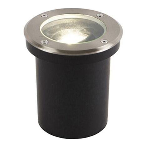 Smart outdoor ground spot stainless steel incl. WiFi GU10 IP65 - Delux