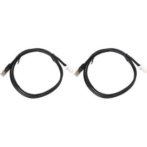 Tesla Model 3 Y Ethernet-Diagnosekabel Ref 1137658-00-C 2-teiliges Set 4-polig ABS Robustes Gummi Fahrzeugkompatibel (1/5)