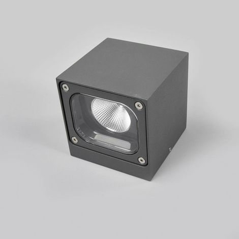 [NEUWERTIG] B-Ware Lucande Abwärts Strahlende Led Außen Wandleuchte Merjem Lampe Leuchte Dunkelgrau
