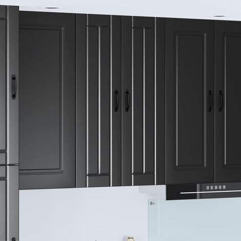 Küchenschrank Lucca Schwarz 60 x 31 x 100 cm Holzwerkstoff
