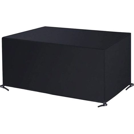 Bâche de Meubles, 213x132x74cm Rectangulaire Housse Canape Exterieur, Housse de Banc de Jardin Imperméable, 420D Oxford Tissu Anti-UV poussière pour Housse Table, Housse de Canapé de Jardin (1/4)