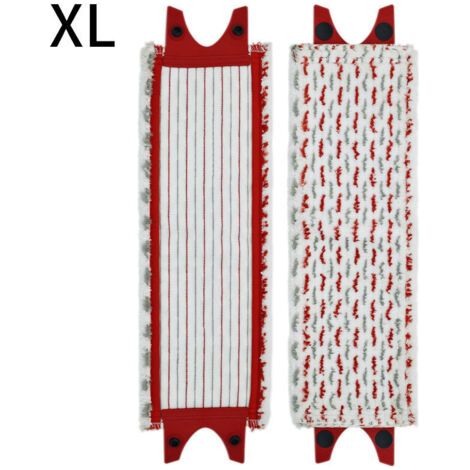 1 chiffon de remplacement pour vadrouille plate en microfibre à tête de vadrouille plate humide et sèche Vileda UltraMax XL compatible (1/5)