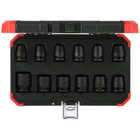 Gedore Red R63003012 Juego de dados 12 piezas negro