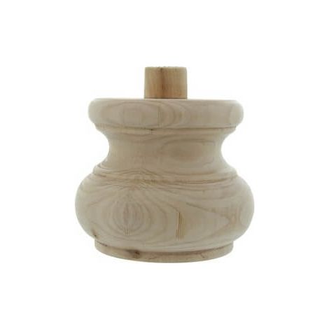 Piede Legno Grezzo Mm.95X75 Bricolage Fai Da Te