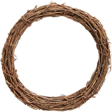 Anneau en rotin pour guirlande de fleurs, décoration de Noël (1 pièce) (1/5)