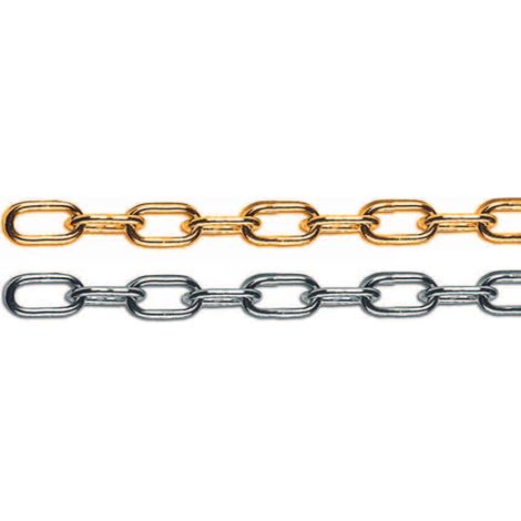 Catena genovese in matassine - n°16 maglia ø mm.2,7 ferro nichelato
