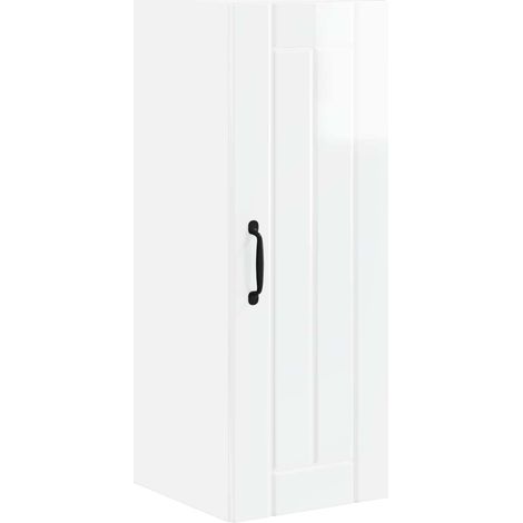 Maison Exclusive - Armadietto a muro LUCCA Bianco Lucido 30 x 31 x 80 cm