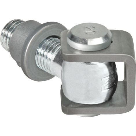 Comunello CARDINE CON CAVALLOTTO E BUSSOLA PER CANCELLI art. 120 Ø mm. 20 20.00 pz