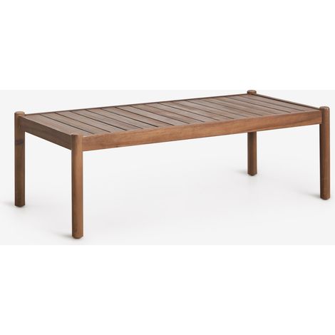 Table basse rectangulaire de jardin 120x60 cm en bois d'acacia Karvia SKLUM (1/5)