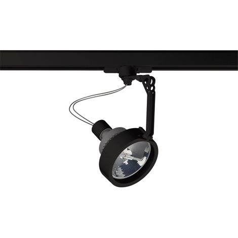 Proyector carril tilt HAITI GU10 15W Negro (1/4)
