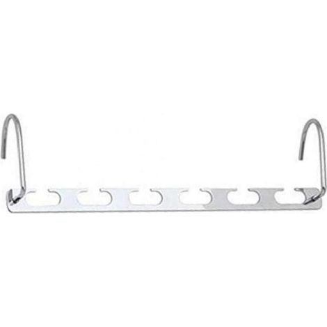 1pc Vêtements en Métal Cintres Closet Vêtements Organisateur Etendoir avec Crochet Gain D'espace 37cm-Fei Yu (1/4)