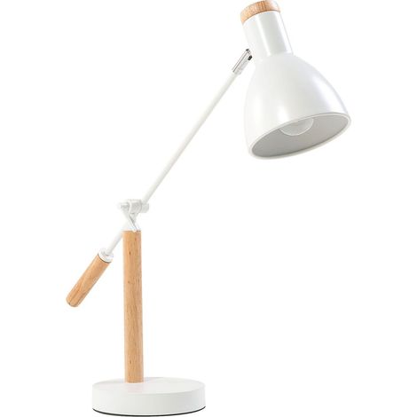 Desk Lamp PECKOS Adjustable Metal White