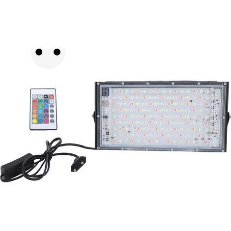Projecteur LED 150W RGB IP65 Extérieur Ultra Lumineux, Projecteur Étanche pour Stade, Route, 175-265V avec Prise UE (1/5)
