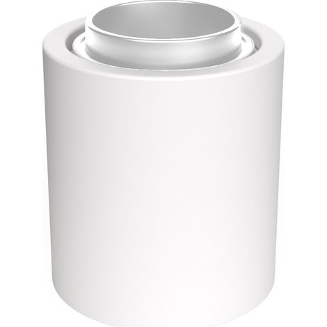 Applique con lampadina a vista mezza sfera argento - Waterproof IP44
