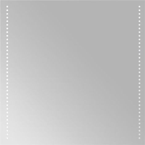 Miroir à LED Luxueux, Miroir pour salle de bain, 60x60 cm OIB4868E (1/5)