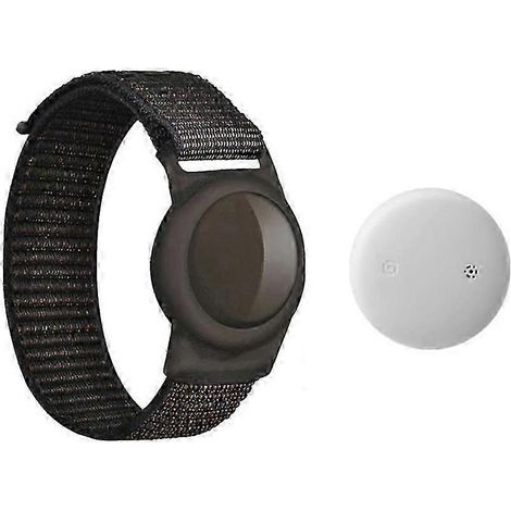Bracelet de montre GPS avec mini localisateur en temps réel pour enfants, adolescents, personnes à besoins spécifiques et personnes âgées. Compatible avec l'application Localiser d'iOS. AWhite (1/5)