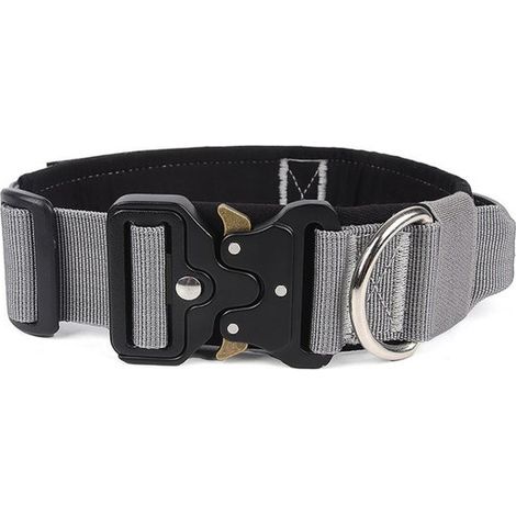 Collare M, circonferenza collo 38-48 cm, larghezza 3,8 cm, per un peso di 13-28 kg, collare per animali domestici, collare per cani, regolabile, collare per cani rinforzato Z (1/5)