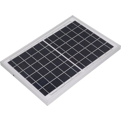 Panneau solaire photovoltaïque 6V 10W étanche anti-poussière léger transportable pour camps de séchage petit hors réseau (1/5)