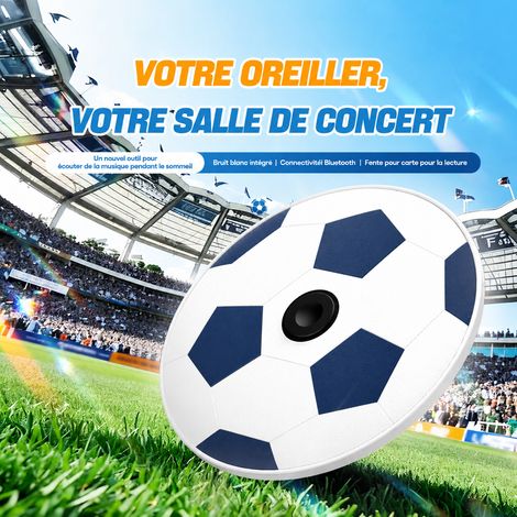 Enceinte sous oreiller Bluetooth 5.3 tissu lin bruit blanc audio Hi-Fi 9,7 × 9,7 × 1,2 cm 320 g – Livraison gratuite (1/5)