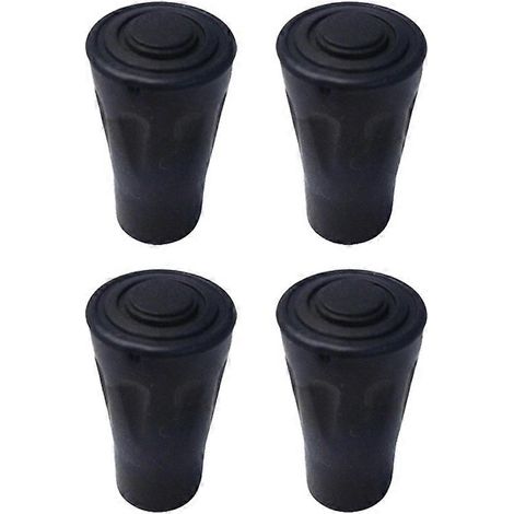 Embouts de pieds de chaise en caoutchouc pour bâtons de randonnée (lot de 8) - Stabilité accrue - Durables et faciles à utiliser (1/5)