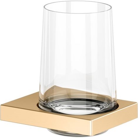 KEUCO EDITION 11 porte-verre, verre en cristal véritable,