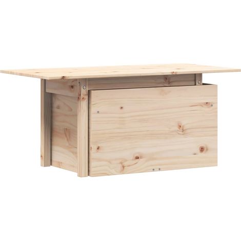 Maison Exclusive - Gartentisch 100x50x75 cm Massivholz Kiefer
