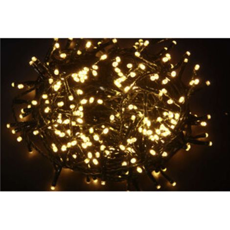 CATENA LUMINOSA  200 LED BIANCO CALDO - 1 pezzo