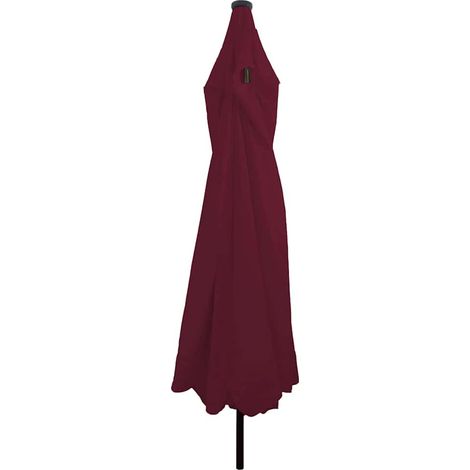 Parasol de jardin Bordeaux 395 x 395 x 245 cm Polyester