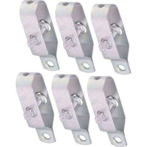 6 pièces Tendeur Câble Galvanisé pour Clôture Jardin Tendeur Fil Acier Robuste Facile à Utiliser Accessoire Professionnel pour Ajustement Tension Corde et Câble (1/5)