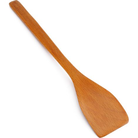 Spatule en bois antiadhésive, pelle à frire, ustensile de cuisine (couleur bois clair) (1/5)