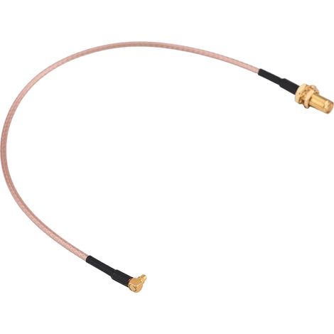 Cavo di prolunga coassiale RF ad angolo retto da SMA femmina a MMCX maschio RG316, 25 cm.