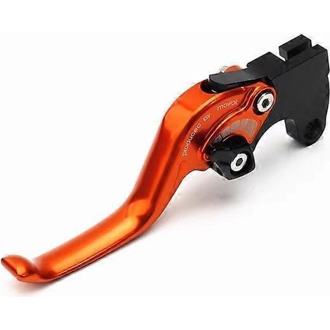 Convient aux modèles Kawasaki, Honda, Suzuki, Yamaha, Wuji, Huanglong, Qianjiang, Ducati, embrayage court athlétique à deux doigts modifié (embrayage simple orange) (1/5)