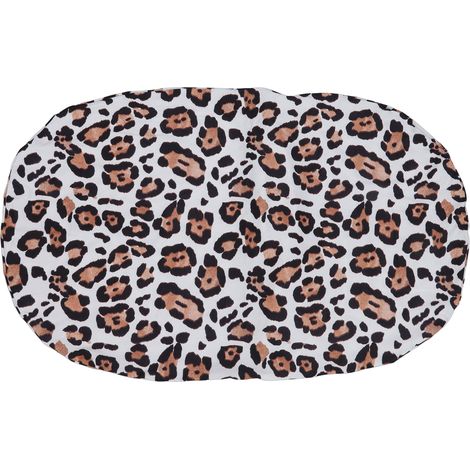 Coussin de repose-bébé léopard amovible et lavable, housse respirante pour nouveau-nés garçons et filles (1/5)