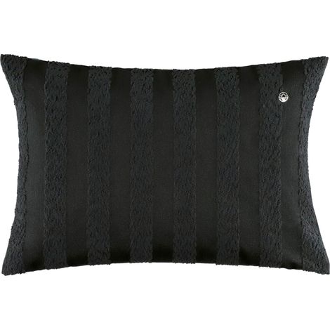 SPORTALM KITZBÜHEL Funda de cojín decorativo SOFT STRIPE - 1 unidad 58x38 cm, antracita