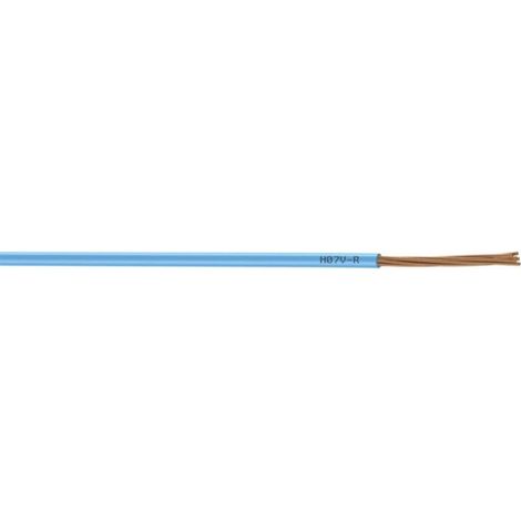 10 mm² H07VR-Elektrokabel, auf Länge zugeschnitten, blau NEXANS