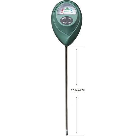 Plant moisture meter, hygrometer for flower pots, garden, farm, yard, no batteries required (1/4)