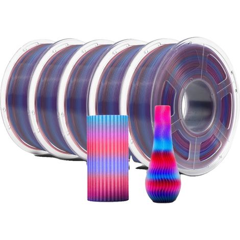 Filamento PLA, diametro 1,75 mm, materiale ecologico (1/2)
