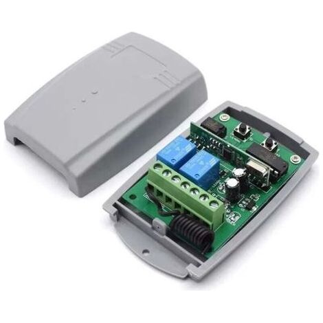 Green Mobility-Récepteur de télécommande RF 433 MHz, code d'apprentissage bidirectionnel, code fixe, code tournant, 12/24 V (1/4)