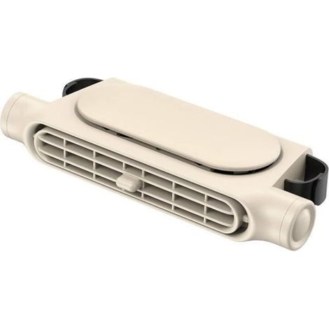 Ventilateur de Voiture USB, Ventilateur de Véhicule Portable,ventilateur silencieux,1PC,beige (1/4)