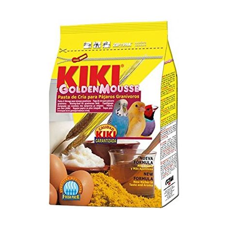 PЉtes leves pour oiseaux Kiki Golden Mousse Jaune Sack 5 kg.