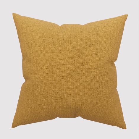 Coussin décoratif 45x45 cm Eclipse moutarde, par Soleil d'ocre (1/2)
