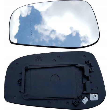 Specchietto retrovisore sinistro Volvo S60 S80 V70 2004-06, inserto in vetro asferico riscaldato (1/2)