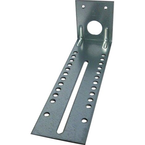 Zurfluh Feller – Équerre déportée galvanisée 67mm – Acier 2.5mm – Pour montage côté manœuvre – Fixation robuste pour chantiers (1/2)